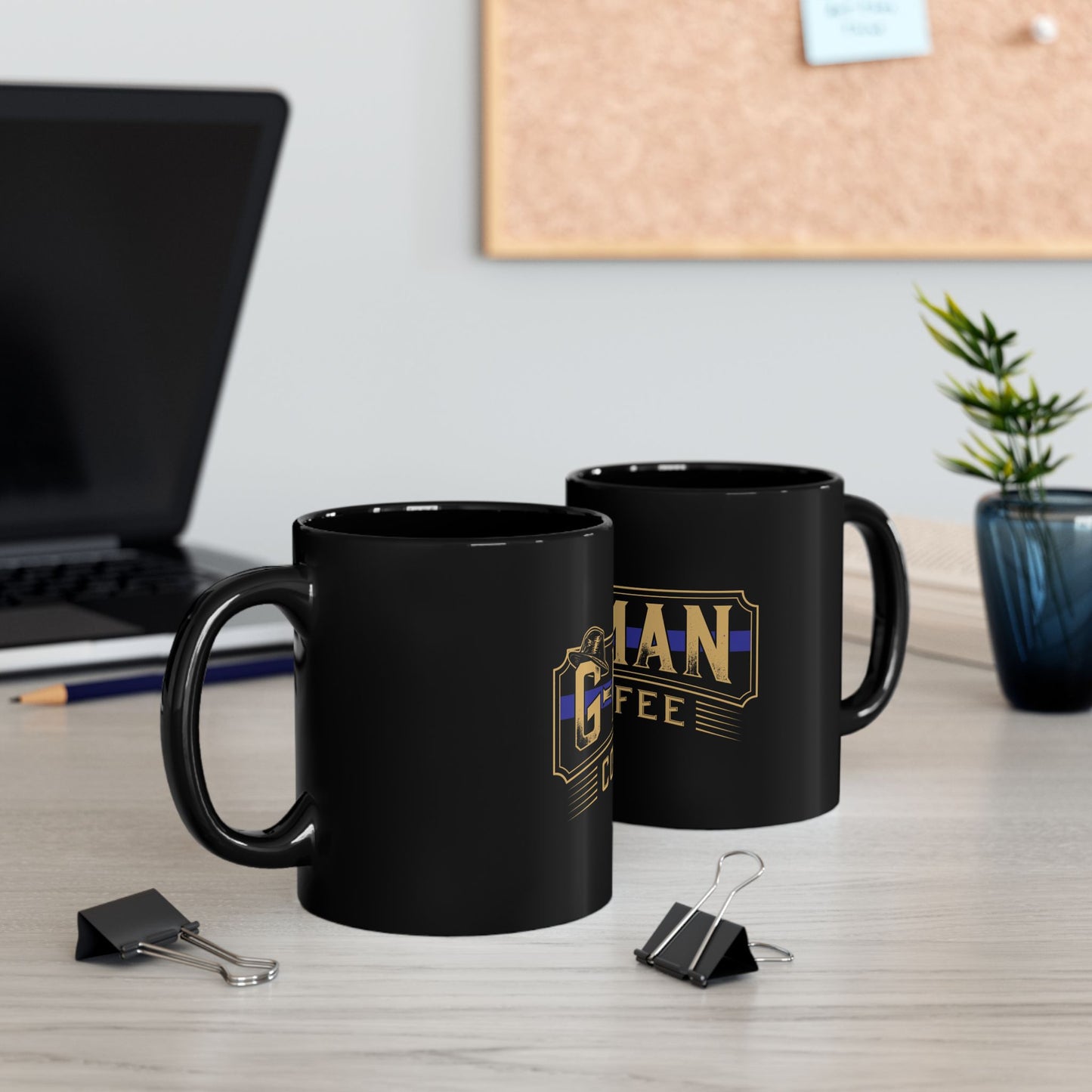 G-Man Coffee Black Mug