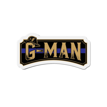 Vintage G-Man Die-Cut Magnet