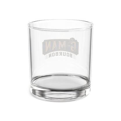 G-Man Bourbon Rocks Glass, 10oz