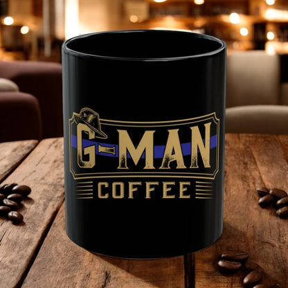 G-Man Coffee Black Mug